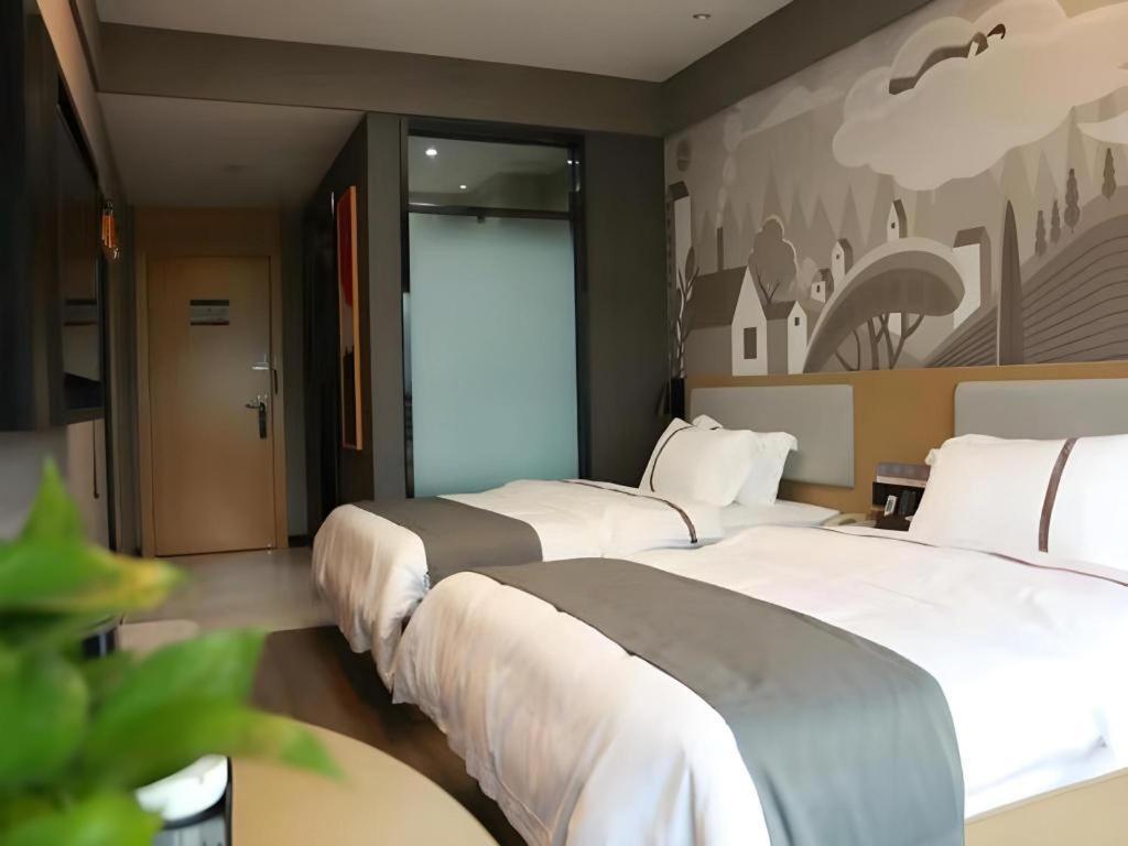 Thank Inn Hotel Hubei Wuhan Caidian Zhong Fa Xincheng Tongji Екстер'єр фото
