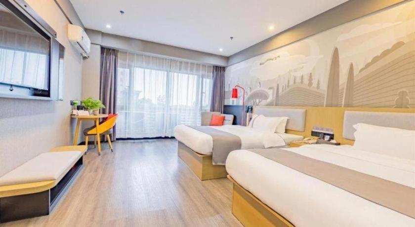 Thank Inn Hotel Hubei Wuhan Caidian Zhong Fa Xincheng Tongji Екстер'єр фото